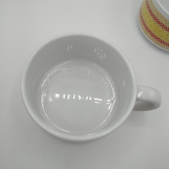 Houston Harvest Rooster Soup Mugs Set of 2 Chicken Stoneware Bowls Vintage - Picture 5 of 10